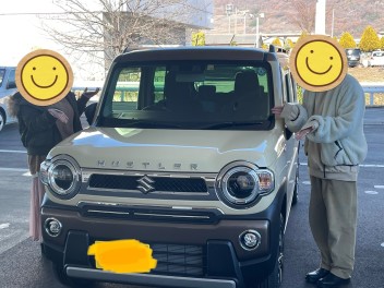 ハスラーの納車をさせていただきました！